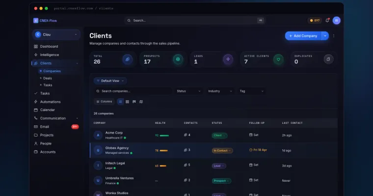 Introducing CNEX-Flow: run your whole IT shop from one place